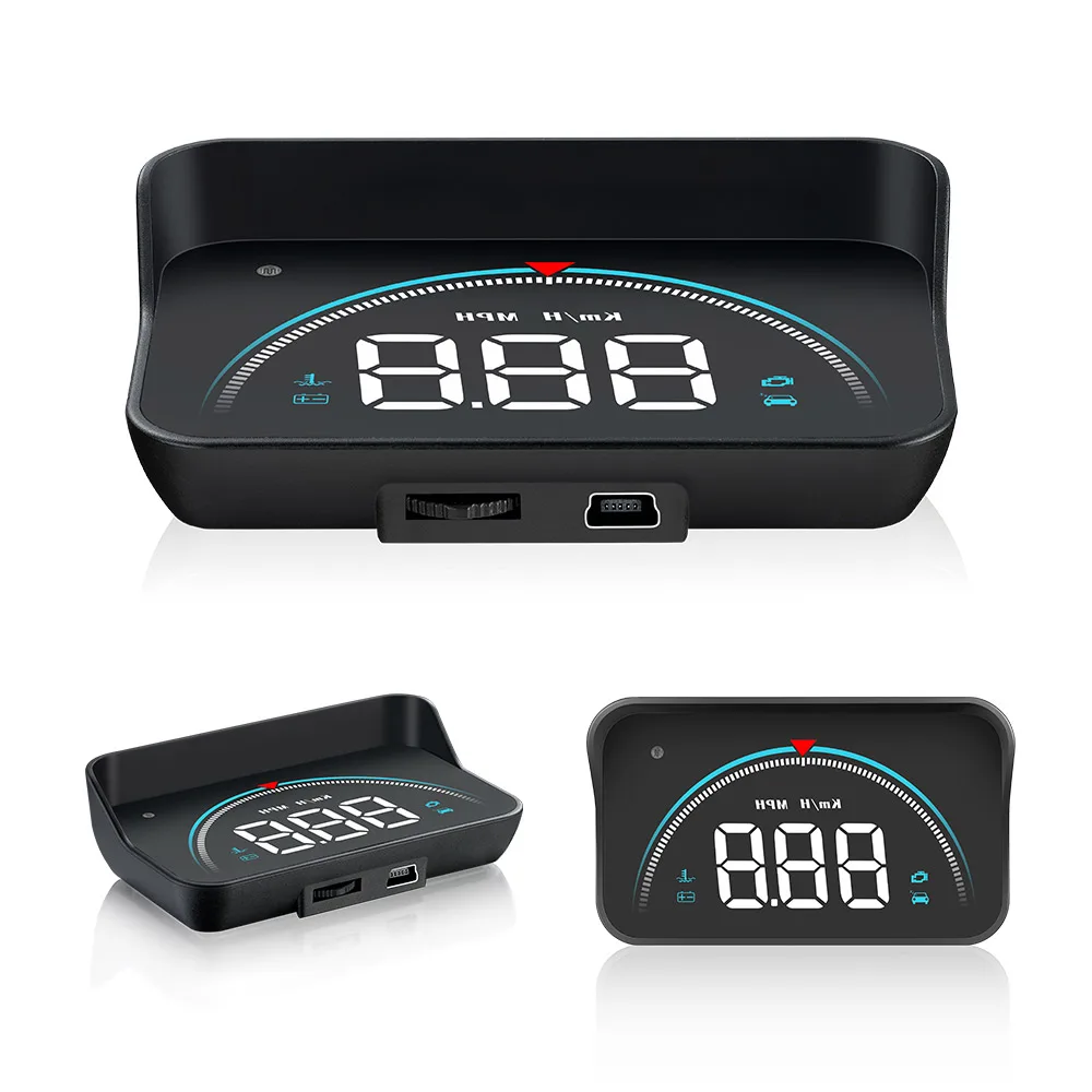 Автомобилей HUD Head Up Дисплей OBD2 OBDII над скоростью Предупреждение Системы проектор