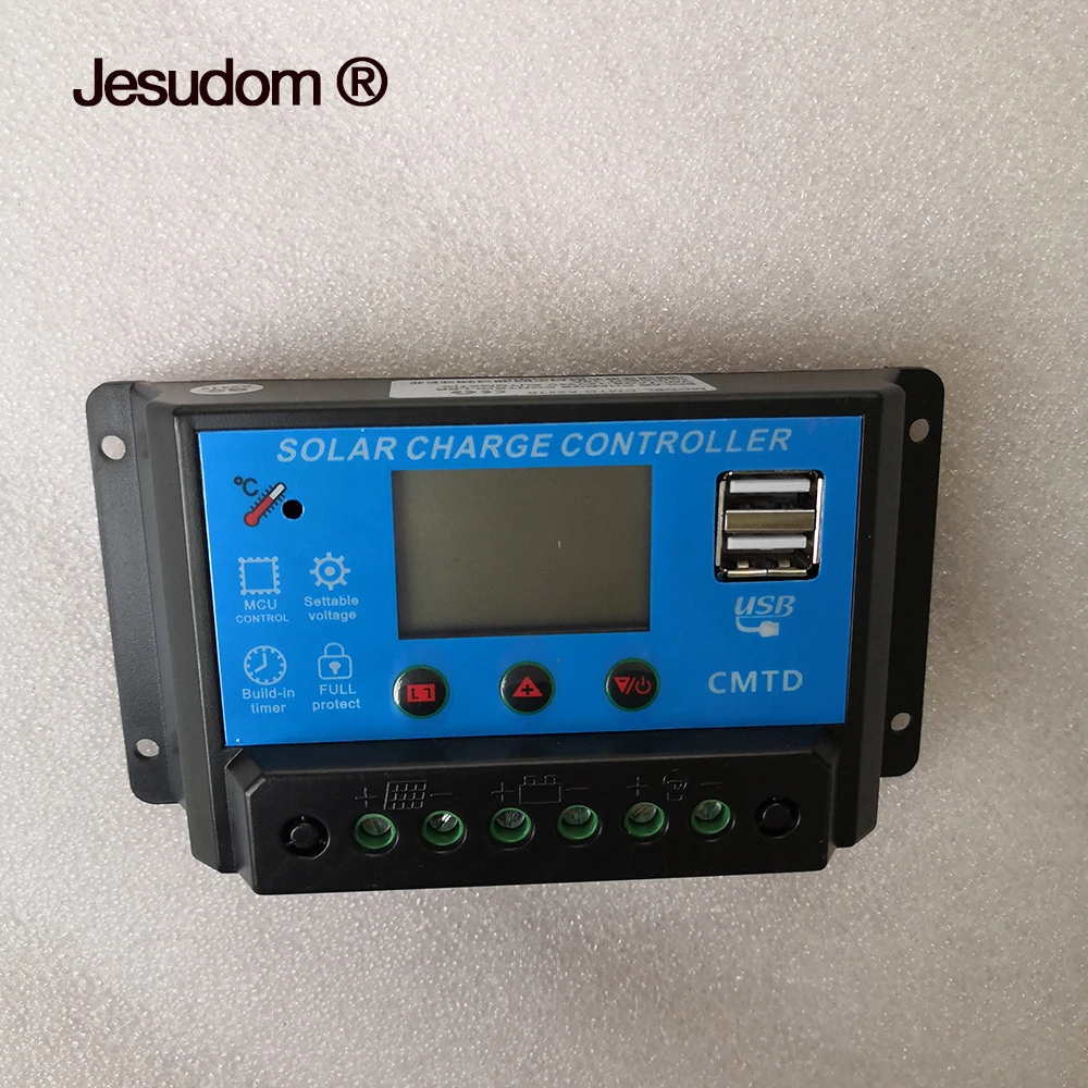 Хорошее качество! 20A10A 12V24V авто. Контроллеры солнечного зарядного устройства с ЖК