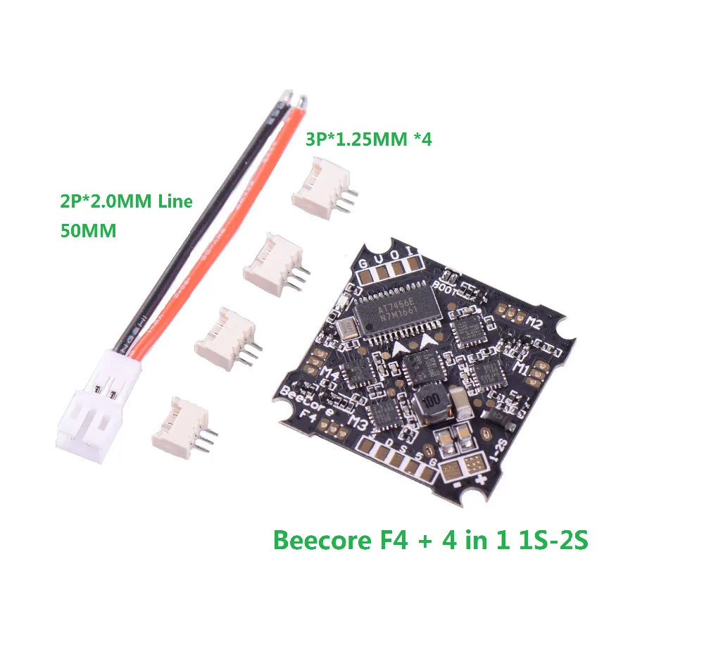 BeeCore F4 OSD встроенный 4в1 10A ESC управление полетом поддержка DSHOT Oneshot125 Multishot ШИМ для FPV