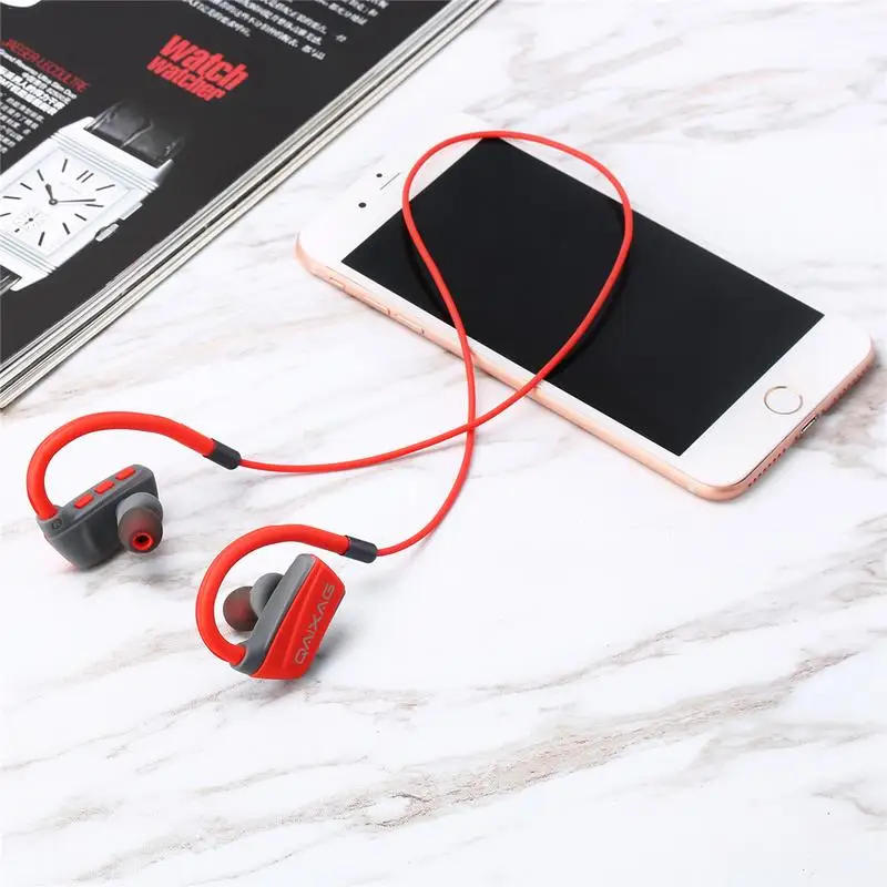 Новинка наушники QAIXAG AX 13 с подвеской Bluetooth 4 2 настоящая Спортивная