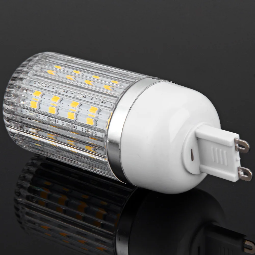 G9 7 Вт SMD 5730 36 светодиодов с регулируемой яркостью лампы серебро краями лампа
