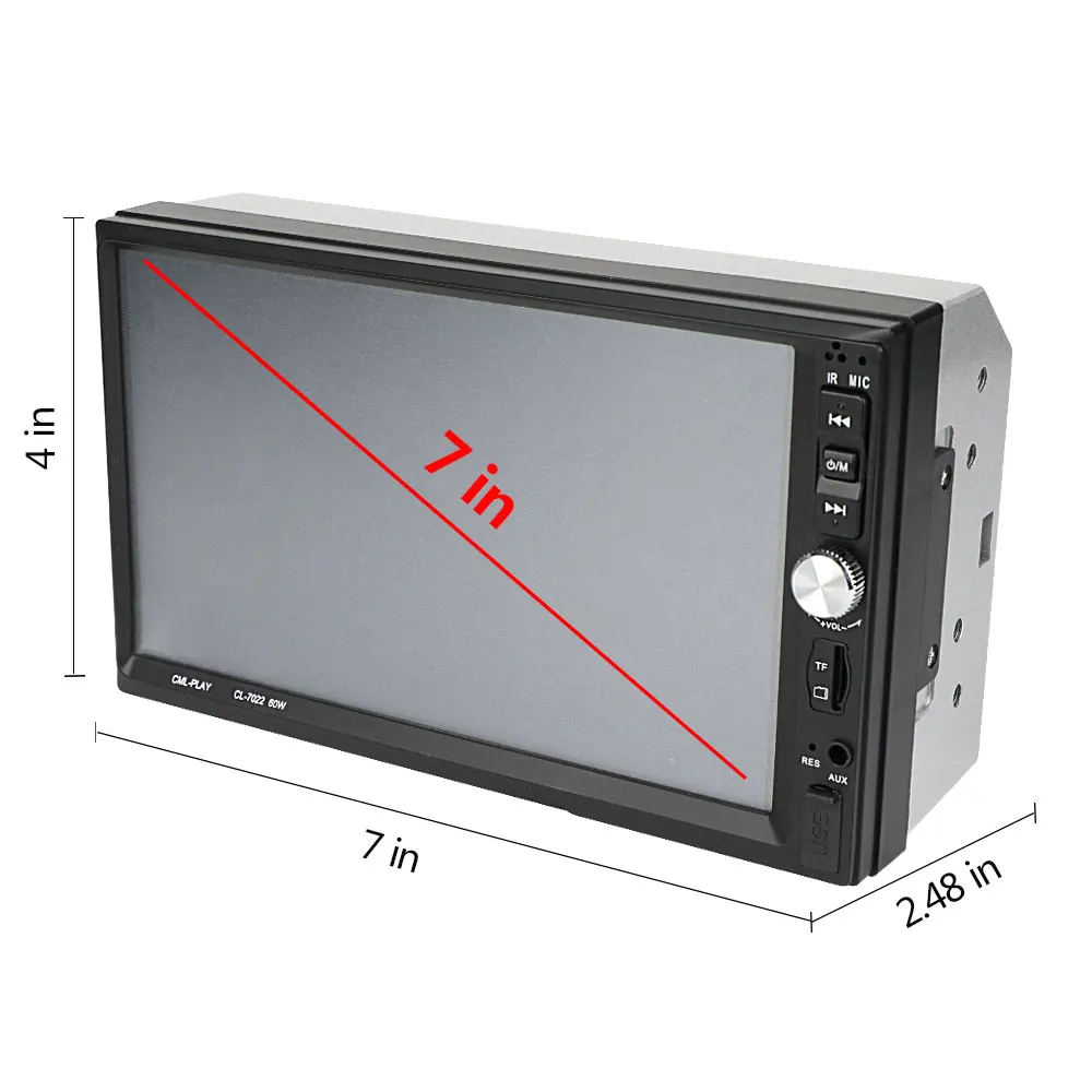Vehemo FM/USB/AUX Авто MP5 плеер заднего вида Автомобильный стерео автомобиль для
