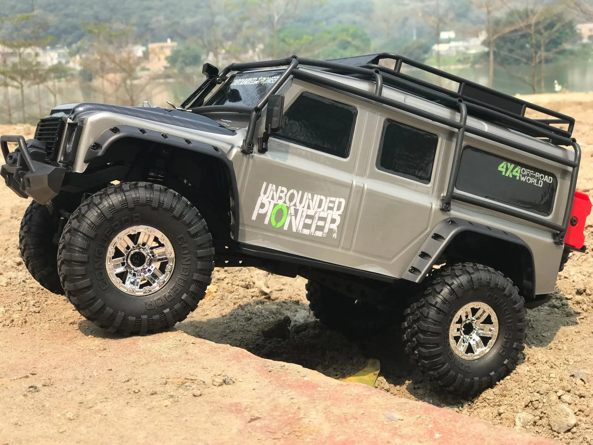 RBRC 1/10 2 4G 4WD Rc ралли пропорционально Управление Ретро внедорожных восхождение RC
