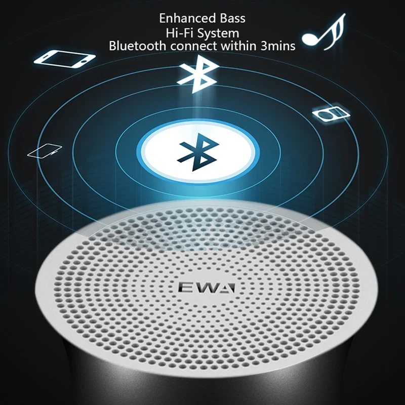 EWA Bluetooth динамик s с громкой связью стерео портативный тяжелый бас