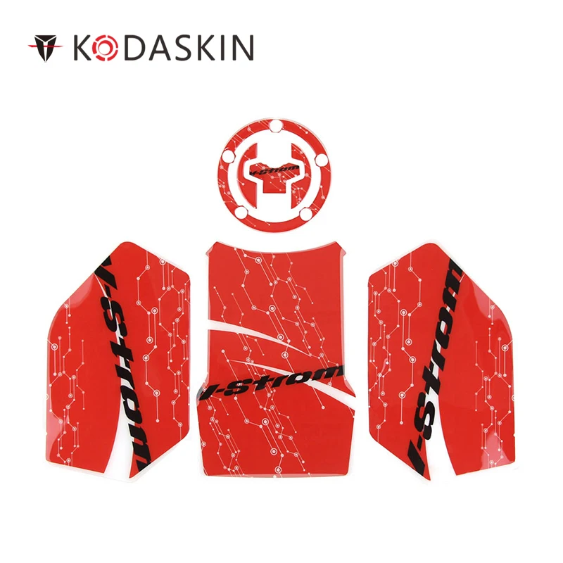 KODASKIN 3D печать газовый колпачок коврик для тяги коленный топливный боковой захват
