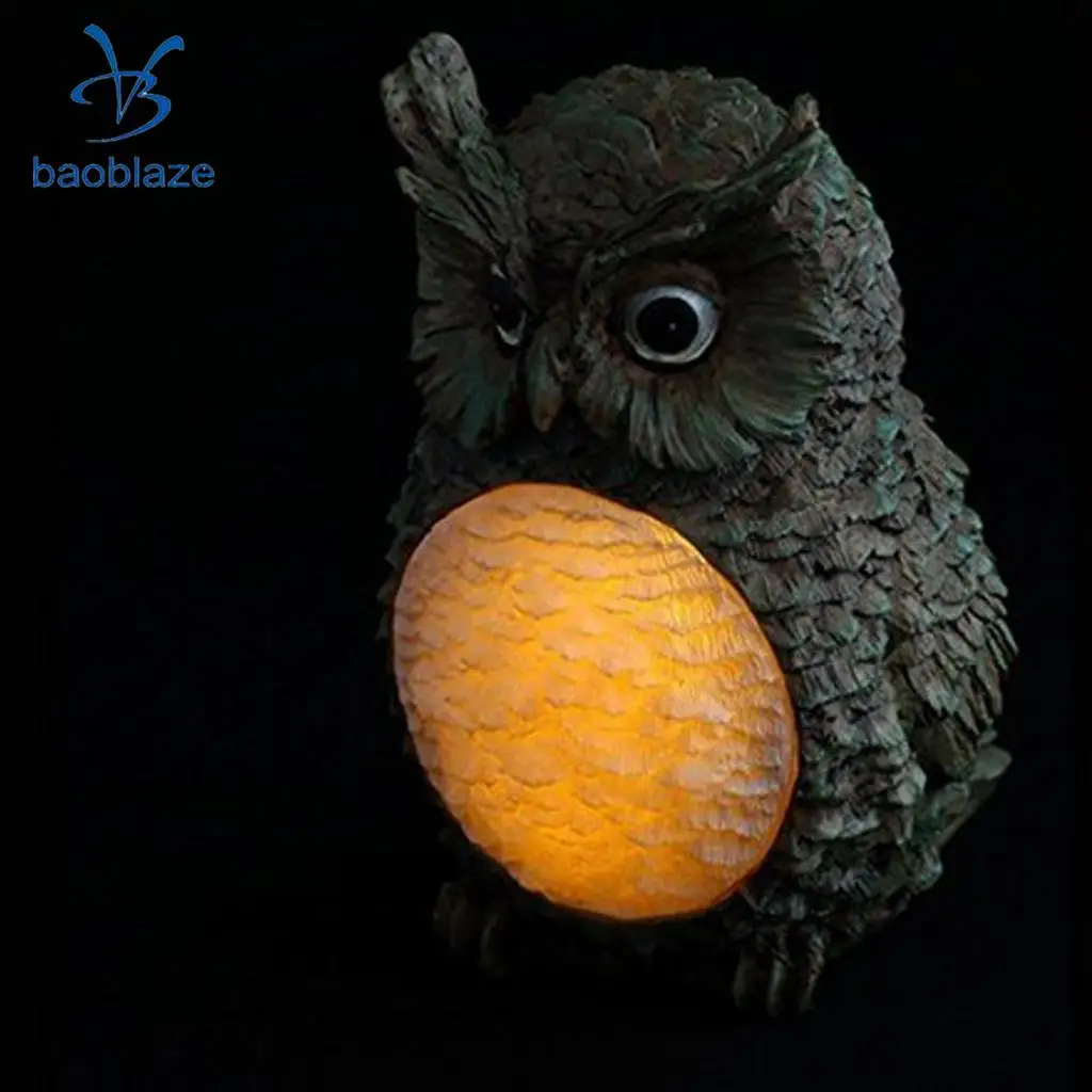 Декоративный садовый светильник на солнечных батареях с орнаментом животных