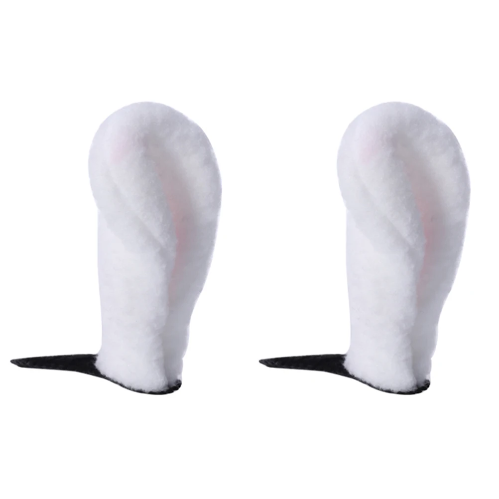 1 пара пушистые заколки для волос с заячьими ушками на день рождения Косплей