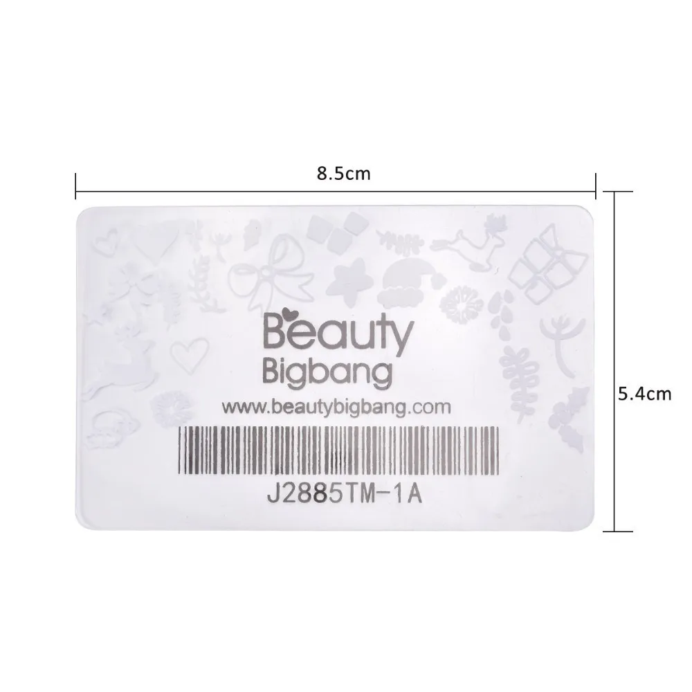 Прозрачный стемпер для ногтей BeautyBigBang прозрачная желеобразная штамповочная