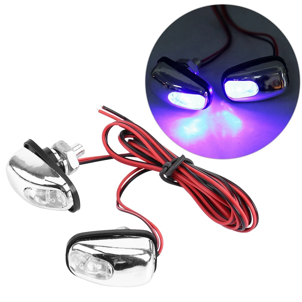 1 пара автомобильных светодиодных осветительных капотов для лобового стекла