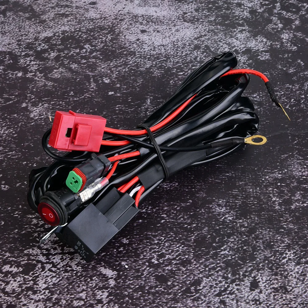 Автомобильное Usb гнездо автомобильное реле жгут проводов адаптер Светодиодная