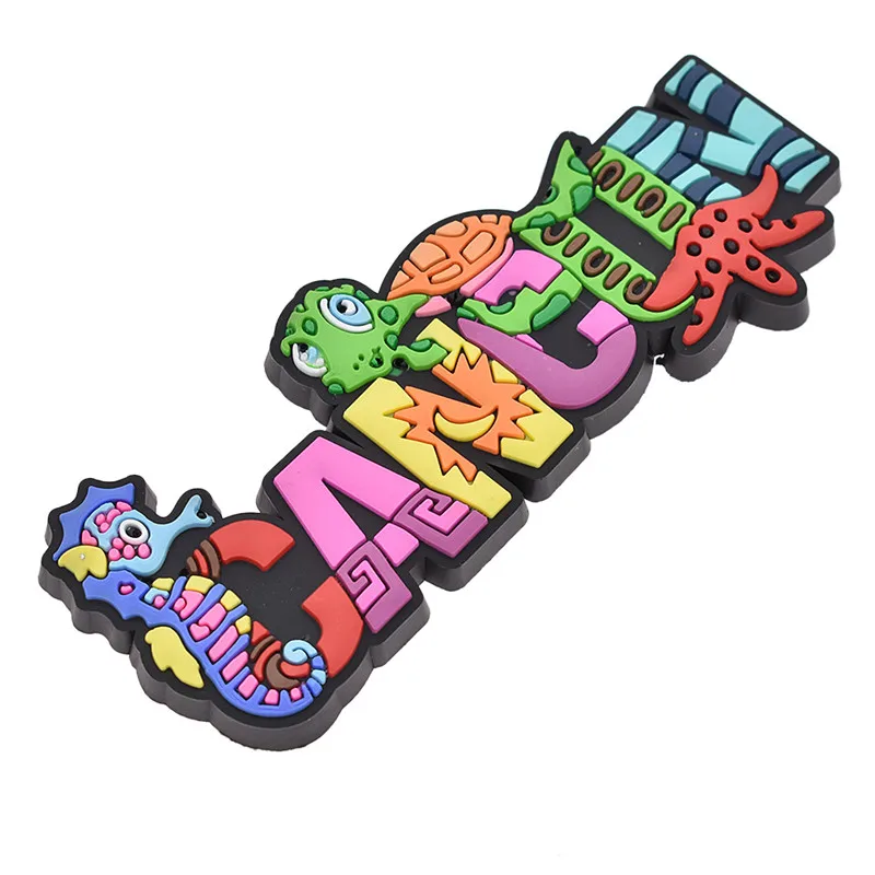 1 шт. Канкун магнит на холодильник мягкий пейзаж стикер DIY Украшение дома подарки