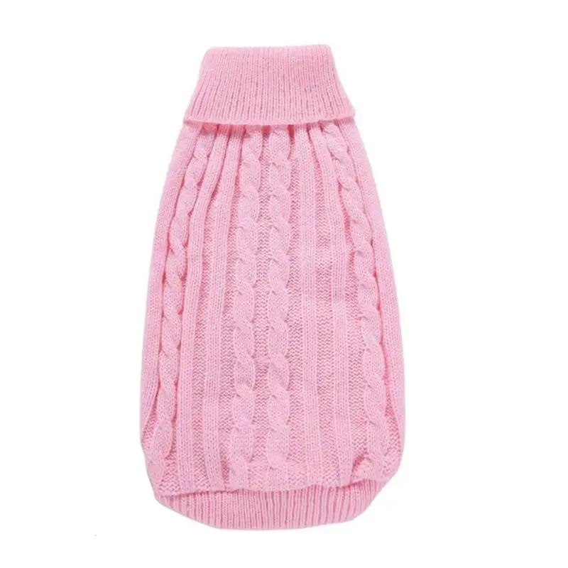 1 pcs Pet Dog Clothes Winter Chihuahua Puppy Coat Woolen Sweater Knitwear Clothing For Supplies Hot Sale A40 |