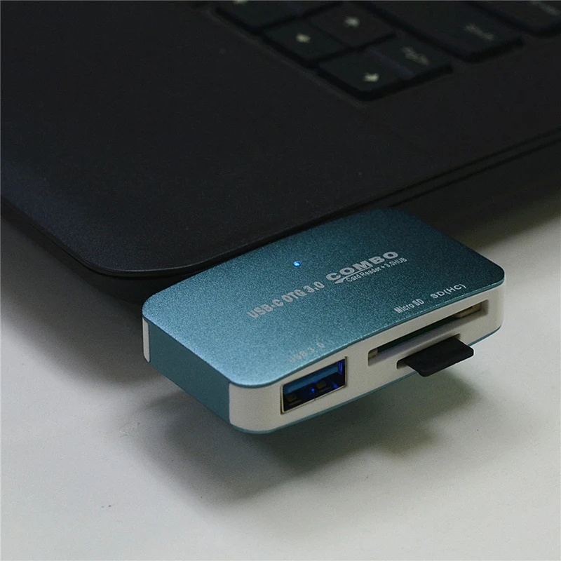 IG-Computer Universal Multi-Function Two-In-One Android Mobile Phone Otg Card Reader Usb 3.0Hub | Компьютеры и офис