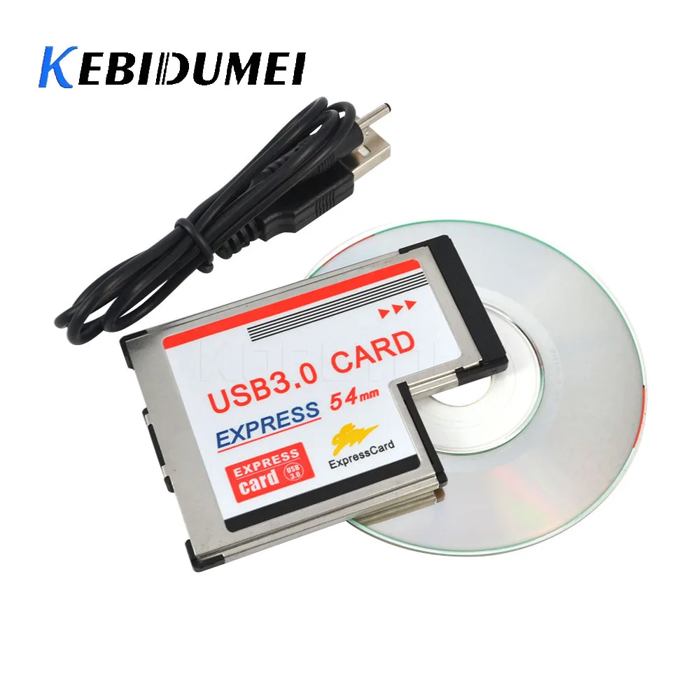 Kebidumei 54 мм 2 портовая экспресс карта до USB 3 0 PCI E к адаптеру скрытый адаптер с