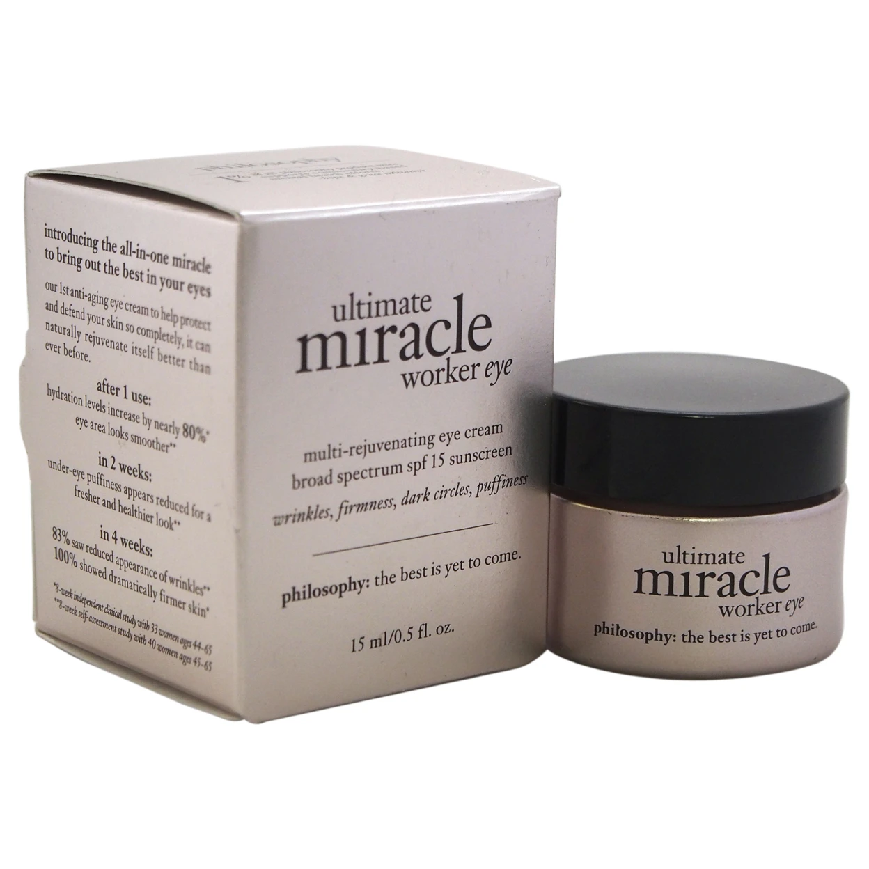 Ultimate Miracle Worker Eye SPF 15 Солнцезащитный крем по философии для унисекс 0 5 унц. ций глаз| |