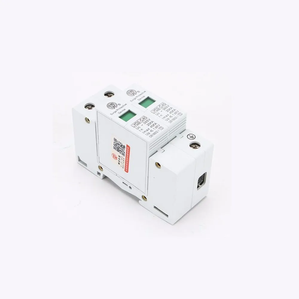 Устройство защиты от перенапряжения Φ 20ka ~ 40ka 275V 385V 420V Ac Spd устройство дома низкого