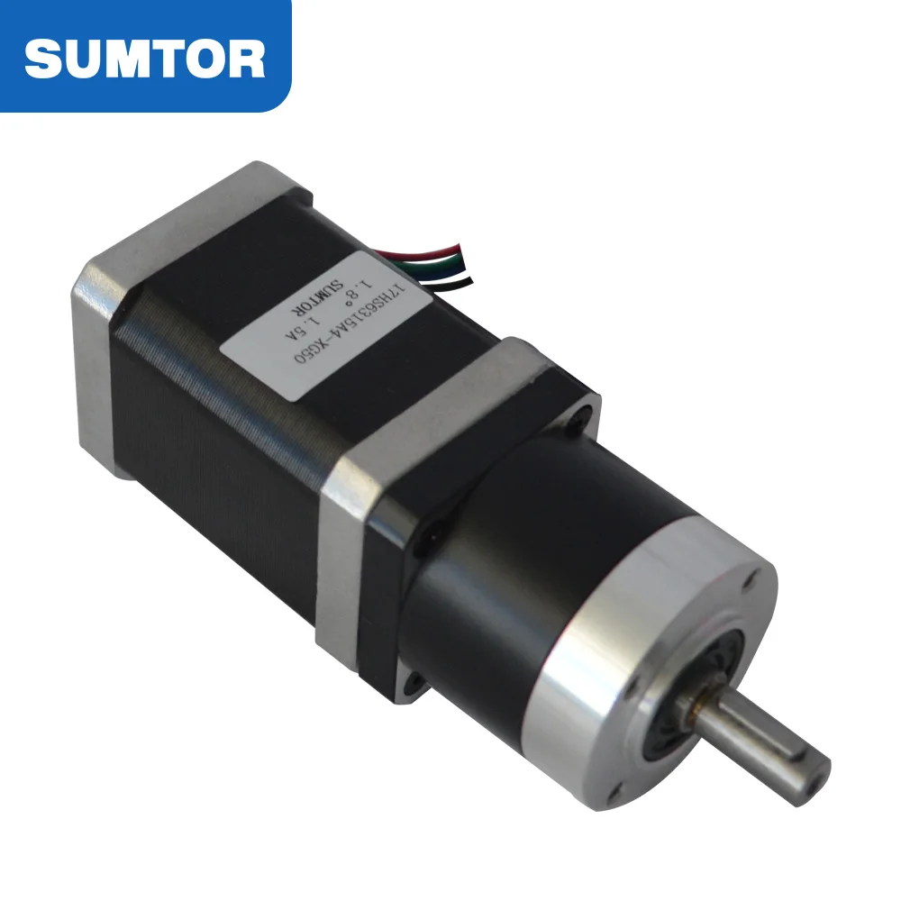 

Nema 17 Planegray Gearbox With Stepper Motor 50:1 Ratio 75N.cm Holding Torque