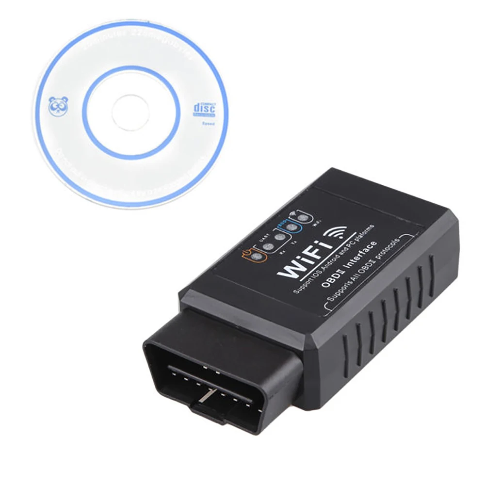 ELM327 WIFI OBD2 OBDII автомобильный диагностический сканер сканирующий инструмент для iOS
