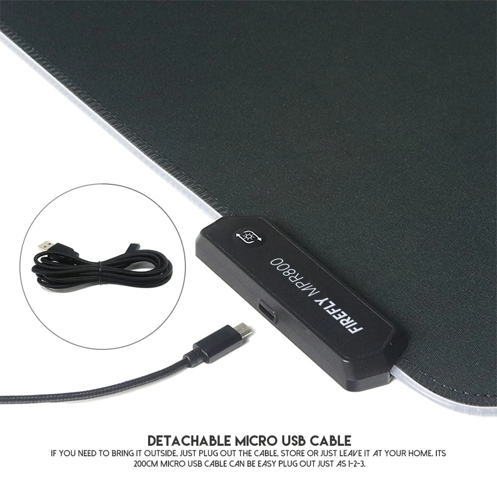 FANTECH MP800 Usb Проводная светящаяся коврик для мыши большой игровой мыши|Коврики