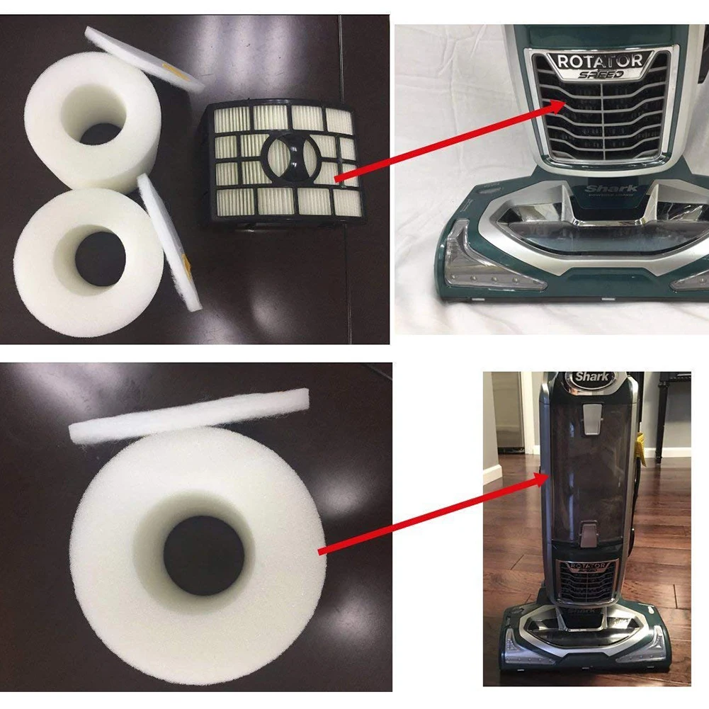 Лучший 2 FoamFilter и 1 Hepa фильтр для фильтров Shark NV680 замена NV683 NV681 NV800uk NV800 NV800W NV801 UV81 |