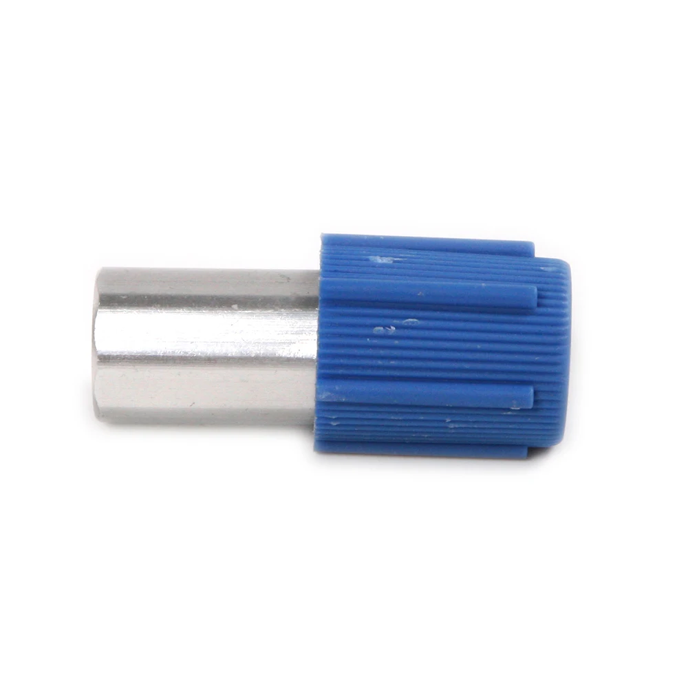 Новое 1 шт. железо 28 мм синий низкое давление R12 порт принять 7/16 &quotR134a быстрое