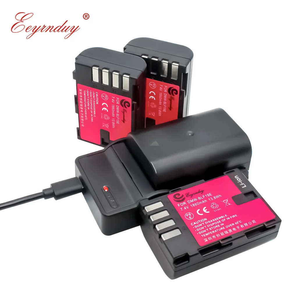 4x DMW BLF19 BLF19e батарея + USB зарядное устройство для Panasonic Lumix GH3 GH4 GH5|Цифровые