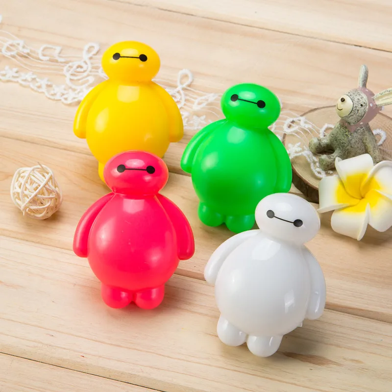 Креативный мультяшный светодиодный ночник Baymax для темной ночи прикроватная