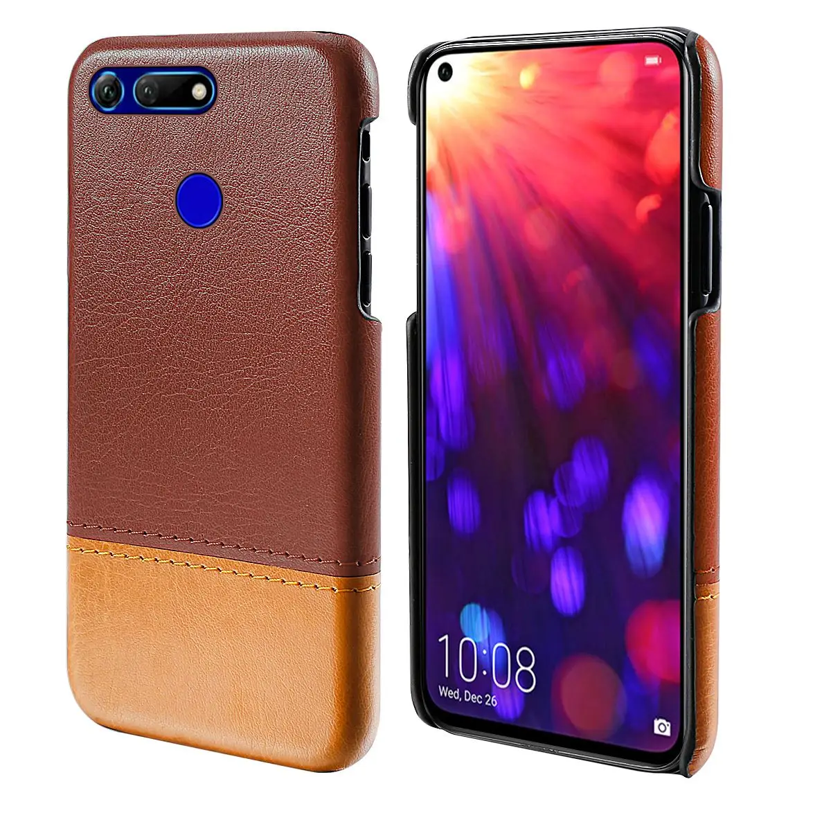 Casewin для huawei Honor вид 20 V20 Чехол класса люкс Винтаж из искусственной кожи капсулы