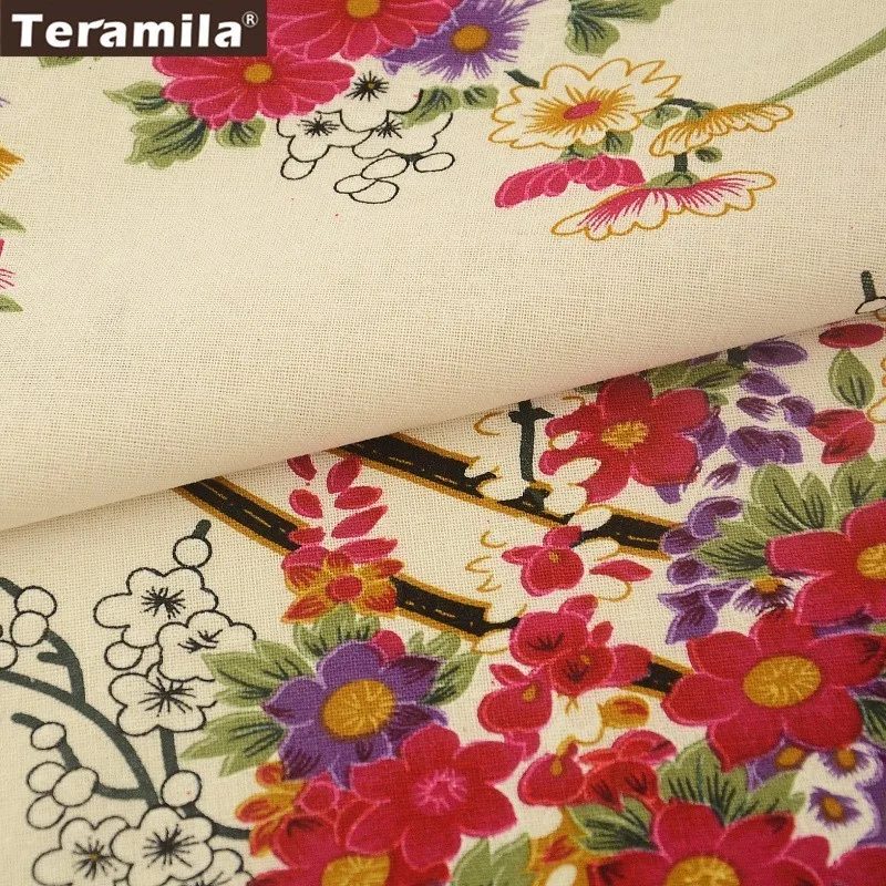Teramila100 % льняная ткань для штор бежевый Tecidos швейный материал основная DIY Текстиль