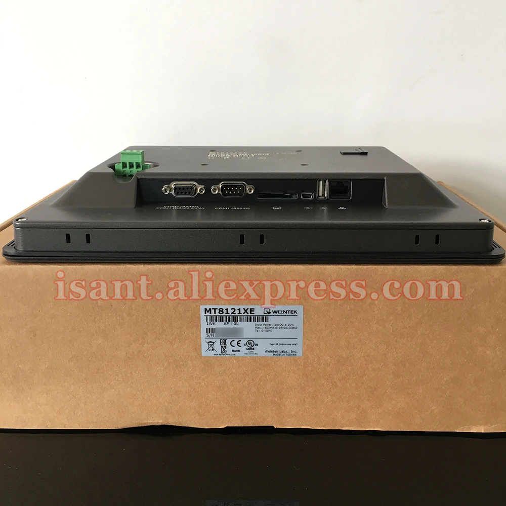 MT8121XE Weintek HMI 12 1 дюймов сенсорная панель Поддержка Ethernet (новый и оригинальный) |