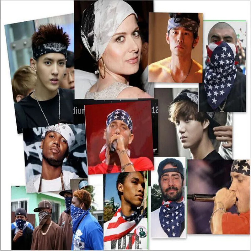 Новинка бандана с пейсли рисунком велосипедная головная повязка шарф Шейная на