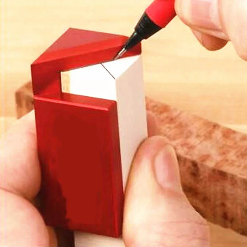 45 градусов угловая линия для рисования деревообрабатывающая прямоугольная