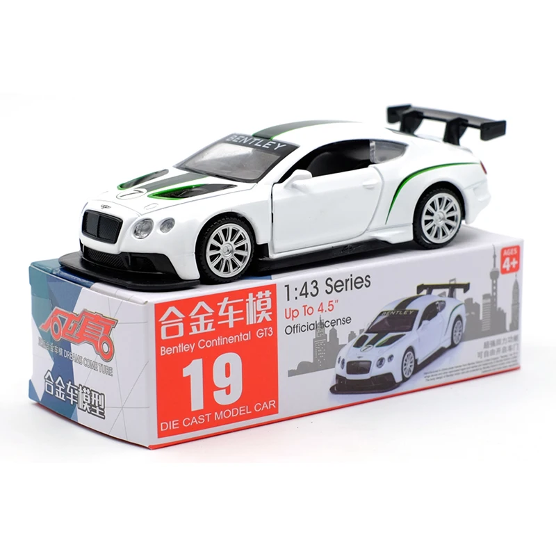 Новое поступление Caipo 1:43 Континентальный GT3 литой под давлением автомобиль