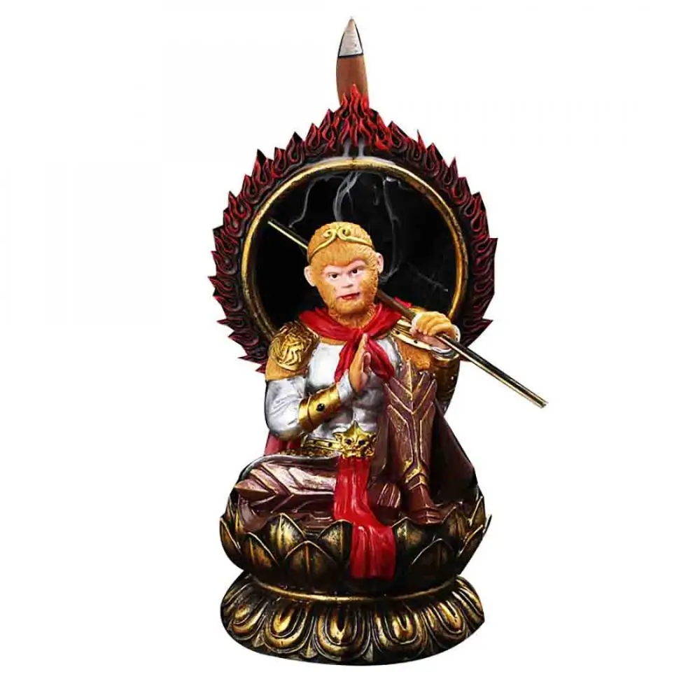 Керамическая курильница Monkey King ароматическая с водопадом|Благовония и