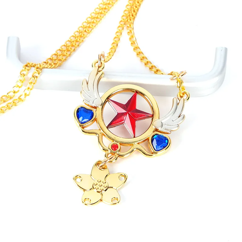 Карта Captor Sakura Аниме фигурки с принтом героев мультфильмов волшебная палочка