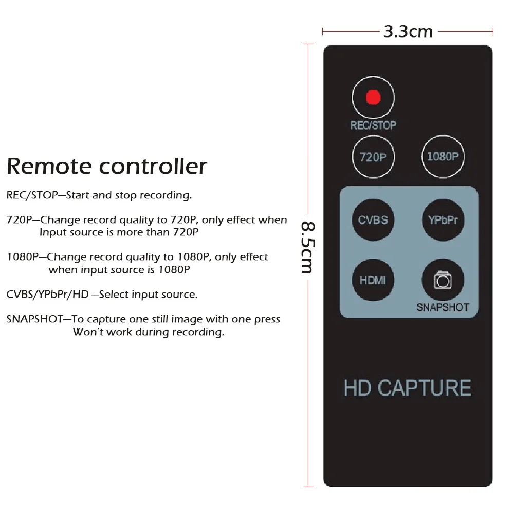 HD видеоигра Capture 1080P HD/YPbPr компонентный композитный рекордер для USB диска SD карта PS3