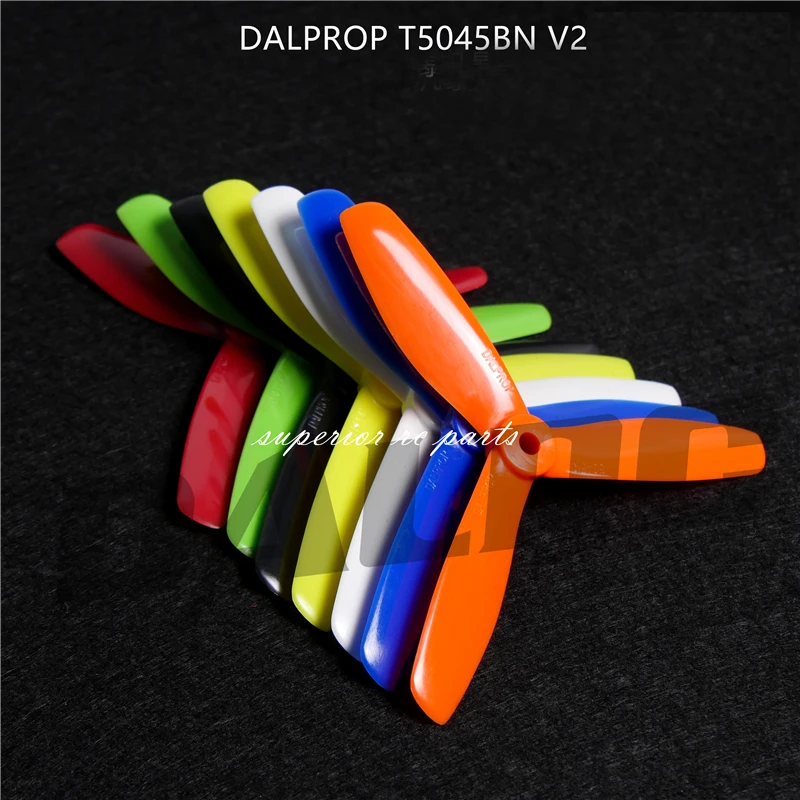 Пропеллеры DALPRO T5045BN V2 5045 5*4 5 дюйма с 3 лезвиями высоким сопротивлением CW CCW 2 пары
