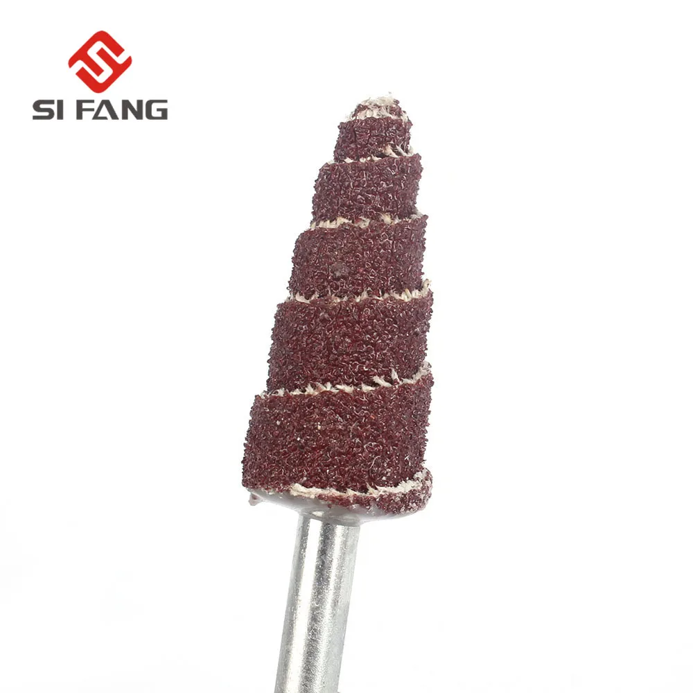 Коническая конусная Шлифовальная головка SI FANG 10 ~ 50 шт. 320 Грит наждачная бумага