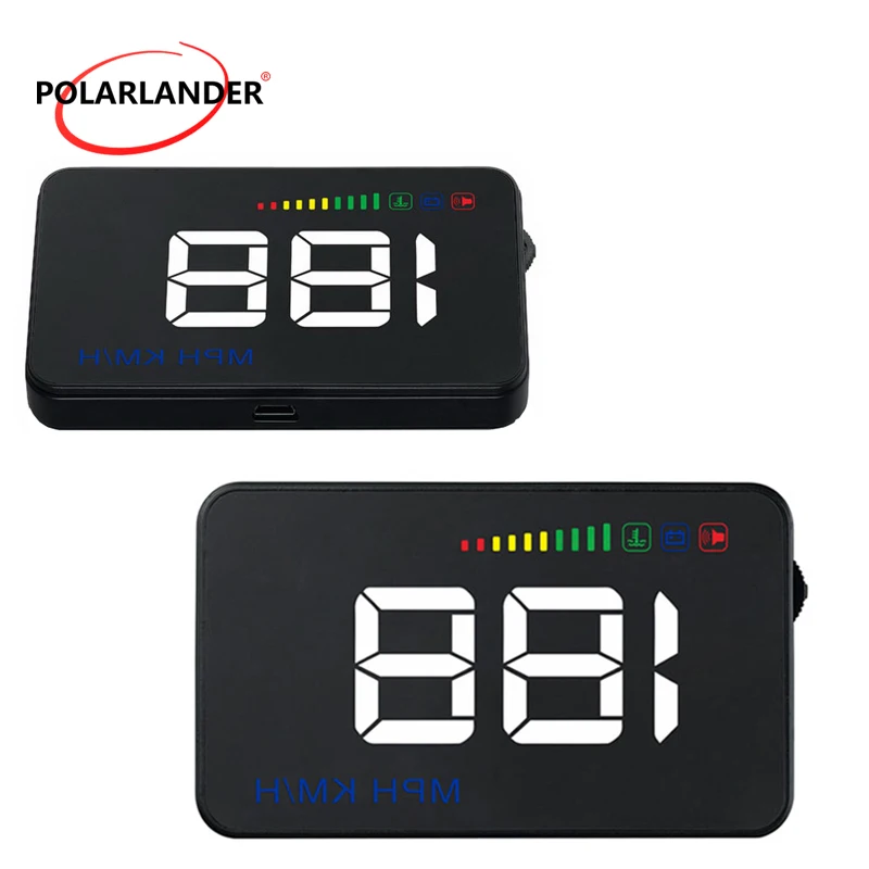Дисплей A500 HUD диагональю 3 5 дюйма с поддержкой OBD2/ EUOBD | Автомобили и мотоциклы