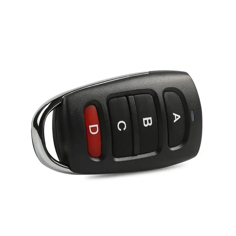433mhz DC 12V 4 Button Learning RF Transmitter Remote Control Switch For Gate Garage Door Security Alarm Key Fob Car | Электроника