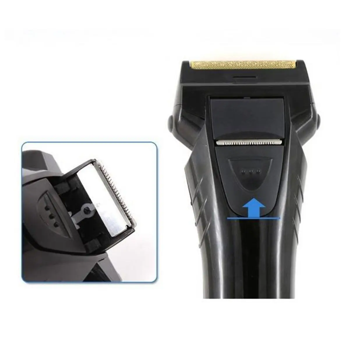 Kemei 3D электробритва из фольги с сменной бритвенной головкой перезаряжаемая и