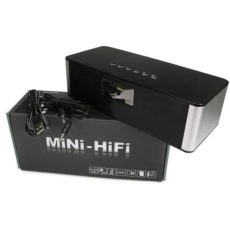 20 шт./лот мини беспроводной Bluetooth динамик Портативный Hi Fi стерео Super Bass громкий