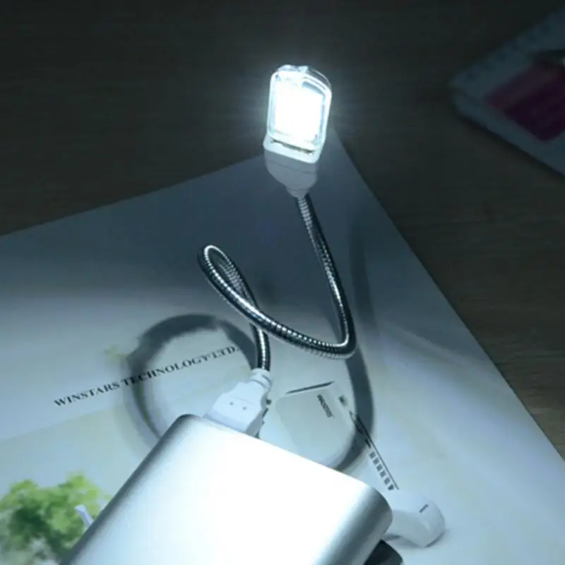 Мини USB СВЕТОДИОДНЫЙ Светодиодная настольная лампа портативный ночник для power Bank
