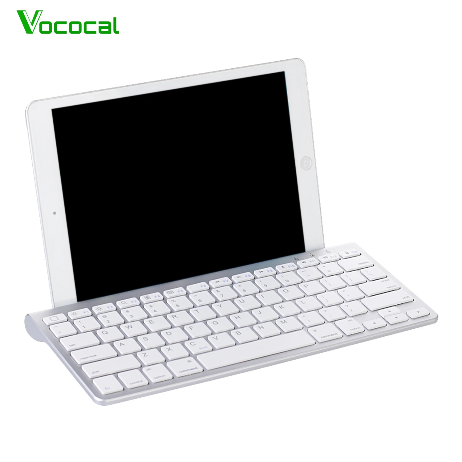 Vococal ультра тонкий Беспроводной Bluetooth 3 0 клавиатура клавишной панелью клавиатуры