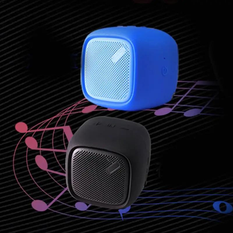 Мини цифровой портативный FM радио силиконовый Bluetooth 4 2 динамик USB SD TF карта плеер