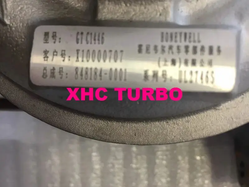 НОВЫЙ ПОДЛИННЫЙ GARRETT GTD1446 848184 -0001 Турбокомпрессор для SAIC MAXUS G10 19D4N 1.9T 110KW Euro V Diesel