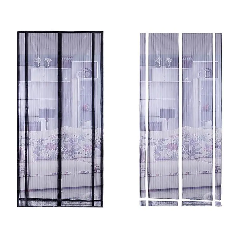 Магнитная москитная сетка занавес для двери пыленепроницаемый весна лето дверь