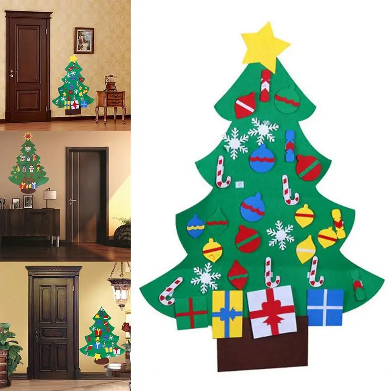 Новые горячие DIY Войлок Рождественская елка новогодние подарки Детские игрушки
