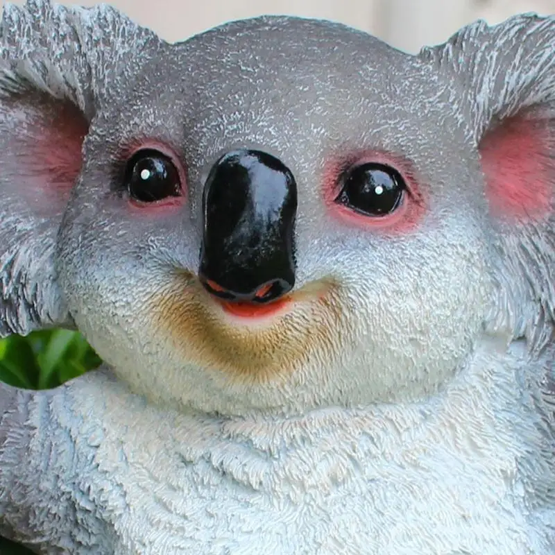 Милая Статуэтка коала из каучука Adeeing декоративная креативная фигурка животного