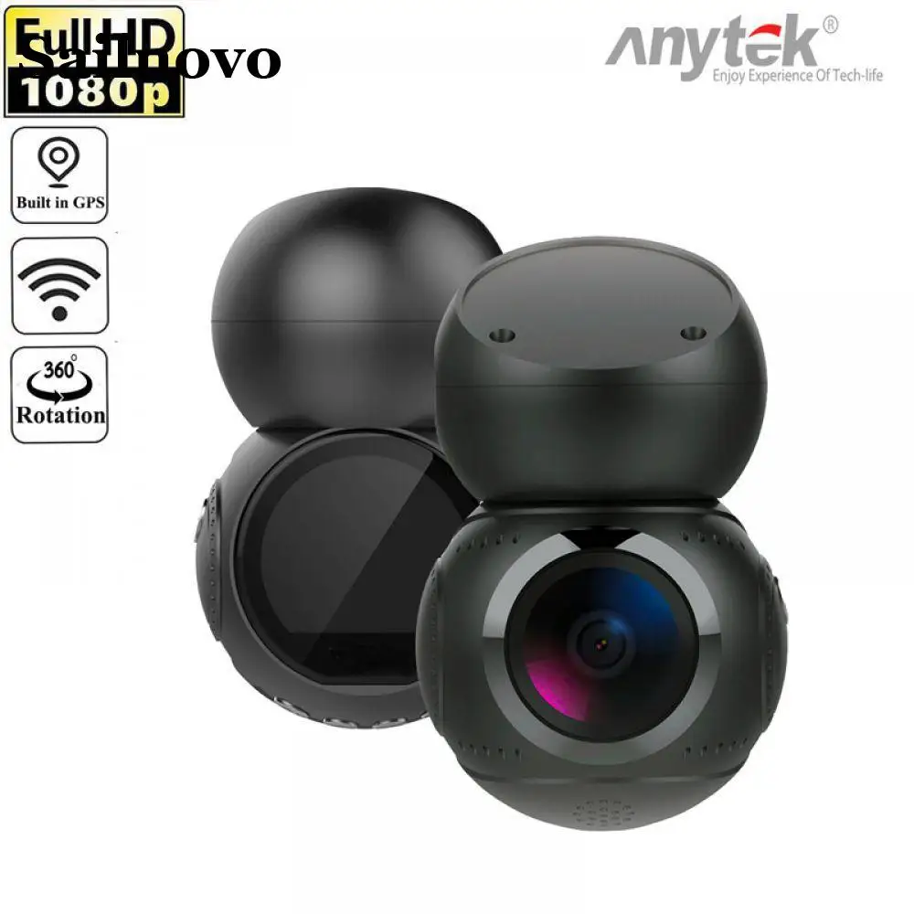 Anytek G21 WiFi Автомобильный видеорегистратор 170 градусов объектив 1080P Full HD GPS ночная